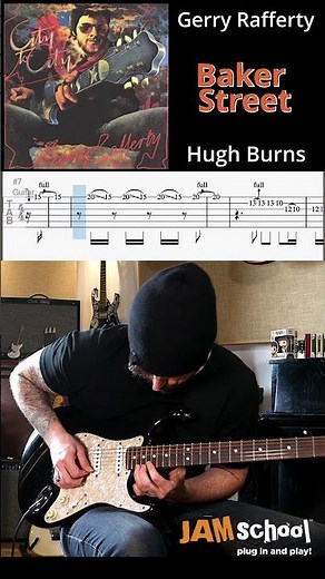 Gerry Rafferty Baker Street Guitar Solo with TAB