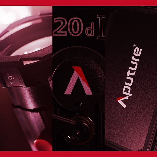 Built to last. The Aputure Spotlight Mount. Available in 19°, 26°, and 36° Lenses. | Aputure