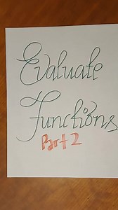 Evaluate Functions Part 2 General Math Senior High School | Math Problems PH
