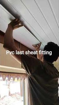 pvc sheat fitting #interiordesign #home #homedecor #pop #construction