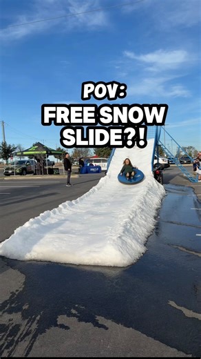 POV: You come to the Cold Days, Warm Hearts event at Santikos Cibolo on Friday, Jan. 16 between NOW and 7 PM! Bring a coat to donate and take home some freebies. AND enjoy the snow slide! ❄️🛝 | Santikos Entertainment