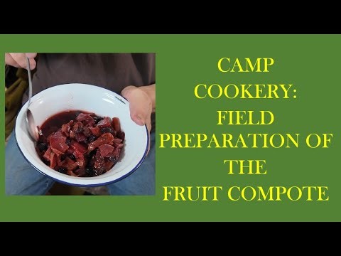 Making Fruit Compote In Camp 1920s Style