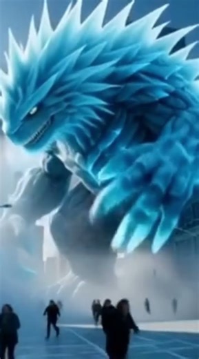 ICE MONSTER Freezes the City ❄️👹 | Epic Cinematic Short #ai