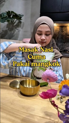 Masak nasi cuma dari mangkok