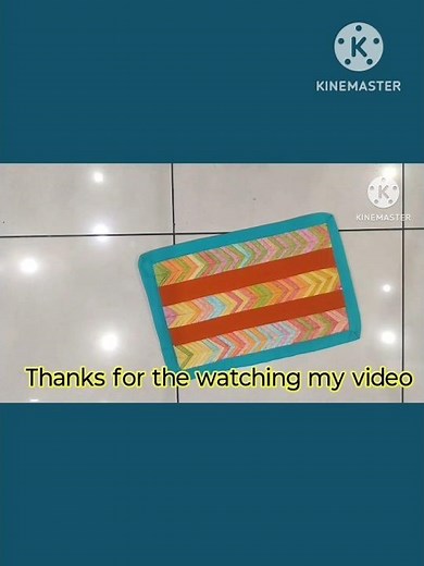 Diy floor mats making with cloth at home/cutting and sewing tutorial of floor mats making with cloth