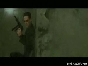 The Matrix Lobby Scene on Make a GIF
