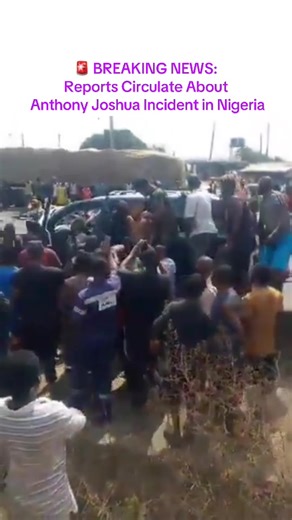 🚨 Breaking News: British heavyweight boxing star Anthony Joshua was involved in a serious car crash in Nigeria on December 29, 2025, that tragically resulted in two fatalities. The incident occurred on the busy Lagos–Ibadan Expressway in Ogun State. According to the Ogun State Police Command and the Federal Road Safety Corps (FRSC), the Lexus SUV carrying Joshua and four other men lost control while overtaking, then crashed into a stationary truck. Two of the occupants died at the scene. Joshua