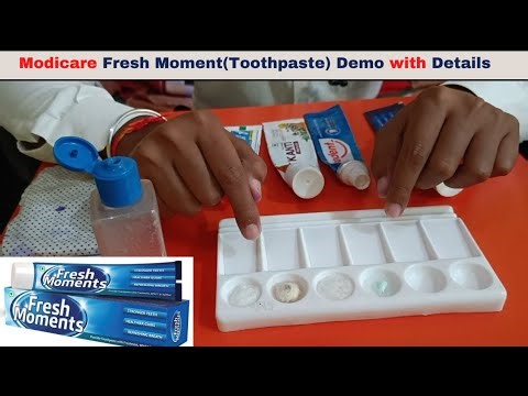 Modicare paste demo | Modicare toothpaste demo | Modicare Fresh Moment Demo With Details