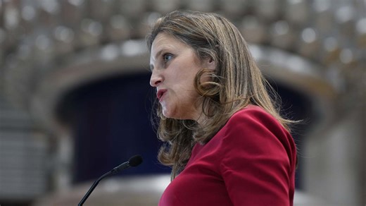 Freeland’s resignation ‘changes the math’ for the Liberals who are now two seats from a majority