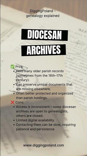 4 key sources for vital records in Polish genealogy