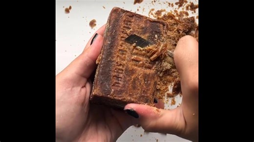 Rusty Brown Bar Soap Crating Satisfyingly