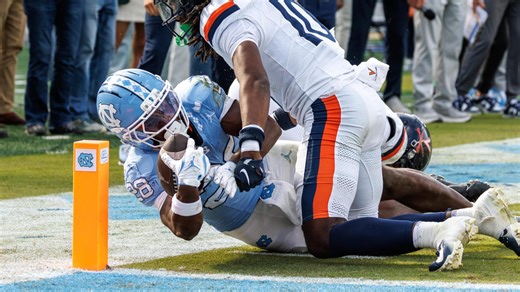 Virginia wins in OT as UNC's 2-point attempt comes up just short