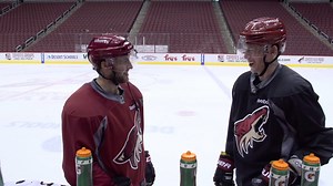 WARNING: This Blooper Reel for Larry Fitzgerald night will crack you up. | Arizona Coyotes