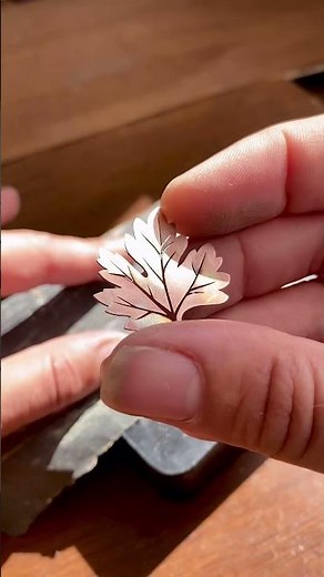 Making an Autumn Leaf Pendant 🍁 #xtool #laser