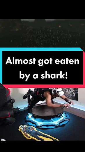 would you swim with sharks in VR? #virtualreality #vr #tiktokvr