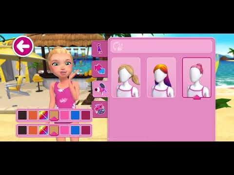 Barbie Dreamhouse Adventure App with Sophie (10 mins) - beach dress up and sandy fun