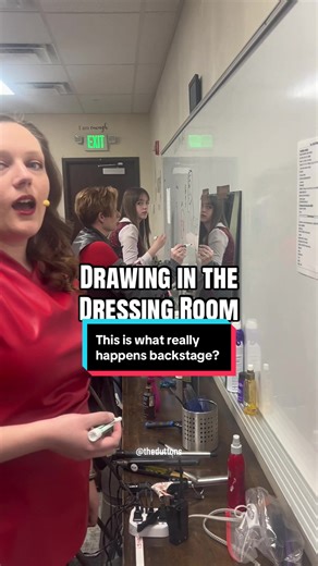 The Duttons get “artsy” on the whiteboard backstage! 😲 #theduttons #familyband #backstage #liveperformance #americasmostmusicalfamily