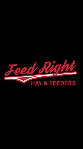 Just out here making sure everyone is prepared for the cool weather. We are your YEAR ROUND LOCAL HAY SUPPLIER, contact us for all your needs big or small we do it all. “Often Imitated, Never Duplicated.” | Feed Right Hay & Feeders