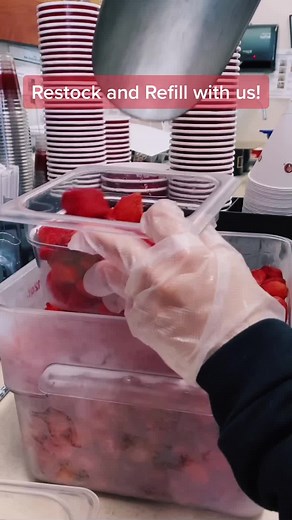 If you enjoy content like this, give us a follow! #asmr #coldstone #SnowballFightAgainstHunger #coldstonecreamery #cravings #satisfying #fypシ #sweet #coldstonetiktok #coldstoneeureka