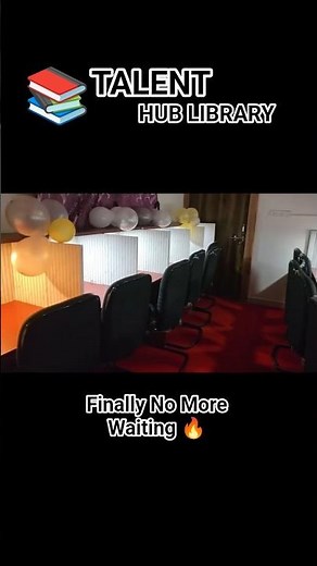 No More Waiting — Library is OPEN! 🔥| Doors Open. Books Calling. Library Time! 📖|TALENT HUB LIBRARY