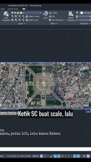 How to Scale Google Maps Images in AutoCAD! No Plugins Required 🗺️