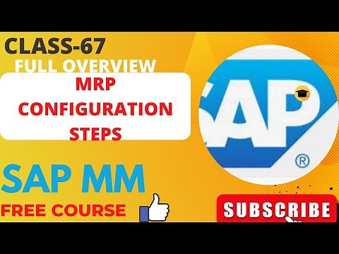 ||SAP MM-PP INTEGRATION||MRP IN SAP MM-COMPLETE CONFIGURATION STEPS||CONSUMPTION BASED PLANNING