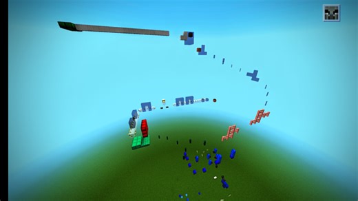 登 神 长 阶｜一 次 看 爽 & 跑酷x缩小落脚点x方块 技跑 爆劲尾杀！[我的世界]