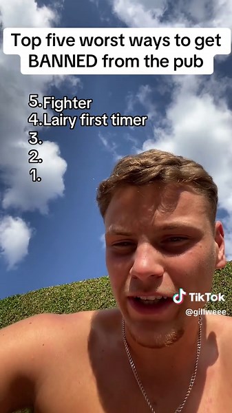 Top Five Worst Ways to Get Banned from a Pub