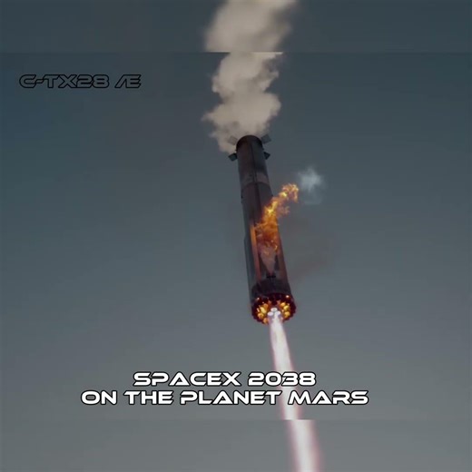 SpaceX in 2038 with their advanced Starship technology.