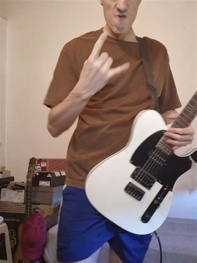 No more tears, The Heaviest Version Ever💀 #guitar #humor #metal #music #guitartok