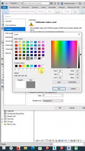 how to change backround in revit #revit #revitbackroundcolor #architecture