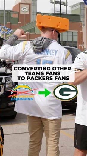 Converting Chargers Fans to Packers Fans