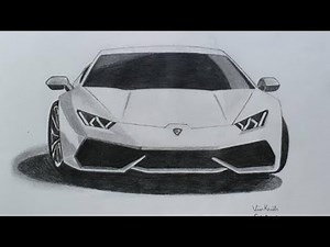 how to draw Lamborghini Huracan| simple and easy drawing