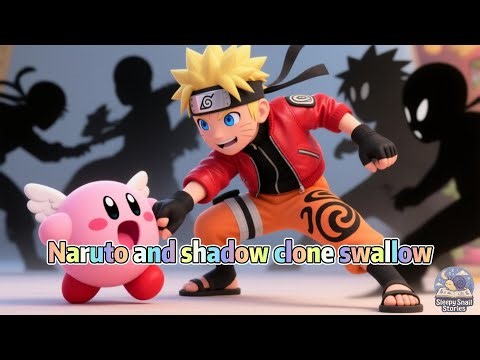Naruto Meets Kirby: The SHADOW MONSTER Battle! #Naruto #Kirby #AnimeCrossover #ShadowClone #Nintendo