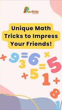 Unique Math Tricks That Will Blow Your Mind 🤯 | Impress Anyone in Seconds!