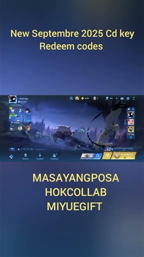 New Honor of Kings codes September 2025 #honorofkings #codes #shorts