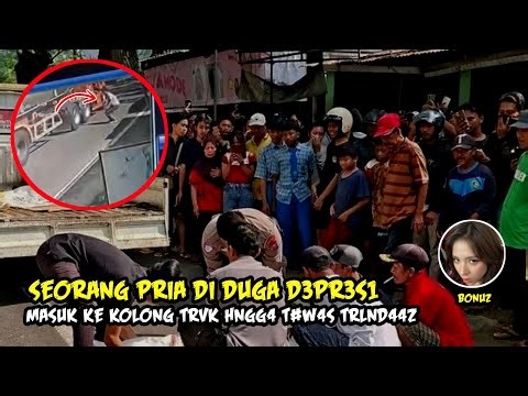 Moments of the incident in front of Mojo 1 Middle School, Kediri
