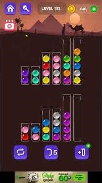 Level 132 Ball Sort Master Answer