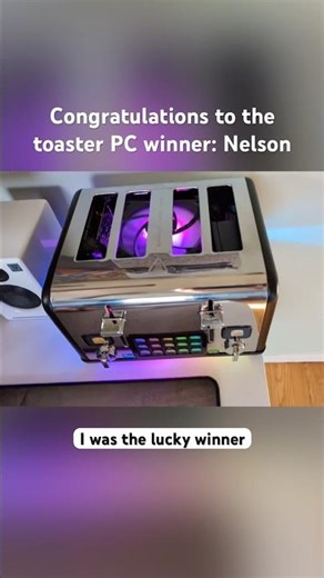Toaster PC Giveaway Winner Announced