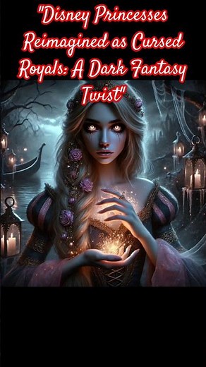 "Disney Princesses Reimagined as Cursed Royals: A Dark Fantasy Twist"