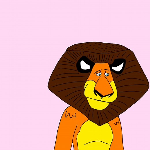 Gia Gives Alex a Loving Kiss | Madagascar Animation