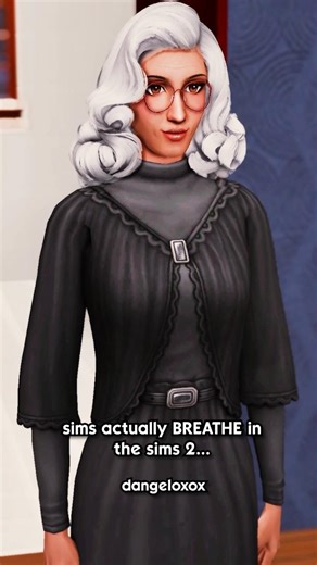 sims breathe in the sims 2 but NOT 3 & 4? 👀| the sims 2 #sims #thesims2 #sims2 #shorts