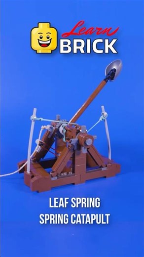 BUILD a Da Vinci Spring Catapult with JUST 131 Lego Bricks? #lego #legocastle #davinci #catapult