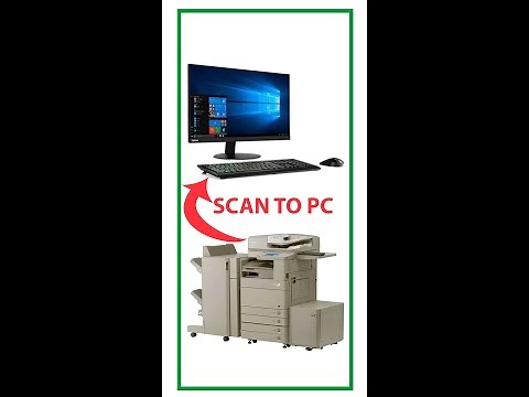 SCAN TO PC - NETWORK FOLDER SETUP (WORKS FOR CANON IR ADVANCE)