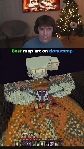 This Map Art is INSANE #minecraft #donutsmp