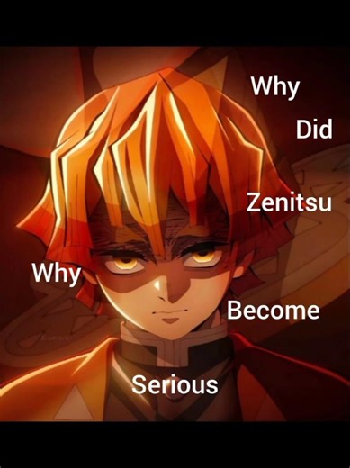 A moment in which Zenitsu became serious #artofguitar #trending