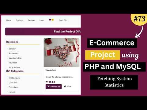 E-Commerce Website Project Using PHP & MySQL |Admin & User Panel | System Statistics & Revenue - 73