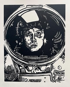 ALIEN 1979 Ripley Linocut Art Print: "ripley, Spacesuit” Limited Edition - Etsy UK