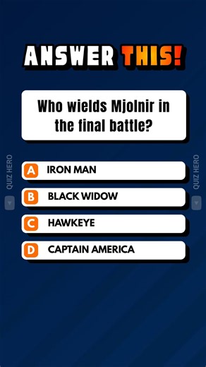 Avengers Trivia Challenge! Can You Answer All 5?