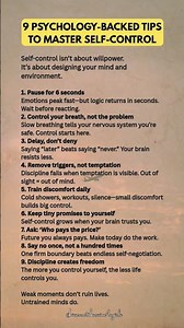 9 Psychology Secrets to Master Self-Control (Watch Till End) #shorts